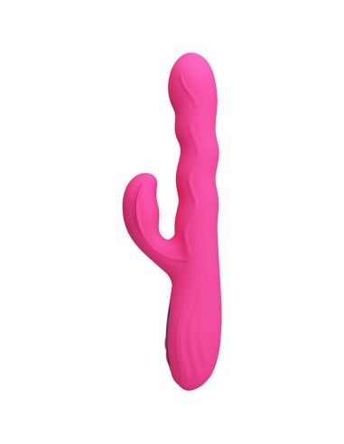 PRETTY LOVE WINTERS VIBRADOR RABBIT MULTIFUNCIAN CON PANTALLA LED ROSA