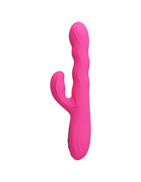 PRETTY LOVE WINTERS VIBRADOR RABBIT MULTIFUNCIAN CON PANTALLA LED ROSA