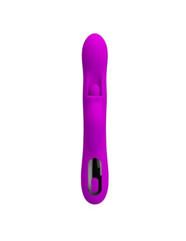 PRETTY LOVE YALANDA VIBRADOR RABBIT OSCILANTE CON PANTALLA LED MORADO