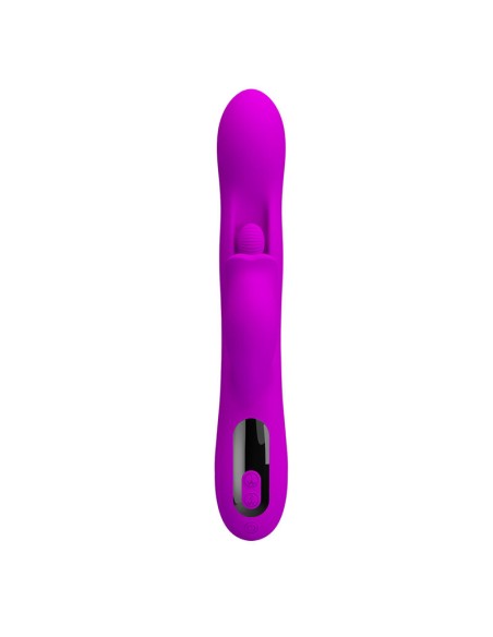 PRETTY LOVE YALANDA VIBRADOR RABBIT OSCILANTE CON PANTALLA LED MORADO