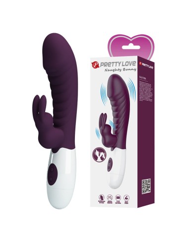 PRETTY LOVE NAUGHTY BUNNY VIBRADOR RABBIT 30 FUNCIONES MORADO
