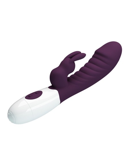 PRETTY LOVE NAUGHTY BUNNY VIBRADOR RABBIT 30 FUNCIONES MORADO