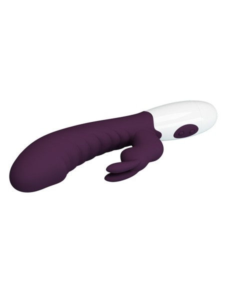 PRETTY LOVE NAUGHTY BUNNY VIBRADOR RABBIT 30 FUNCIONES MORADO