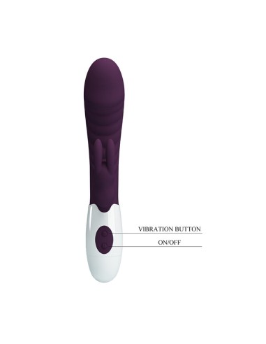 PRETTY LOVE NAUGHTY BUNNY VIBRADOR RABBIT 30 FUNCIONES MORADO