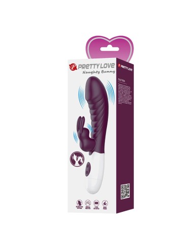 PRETTY LOVE NAUGHTY BUNNY VIBRADOR RABBIT 30 FUNCIONES MORADO