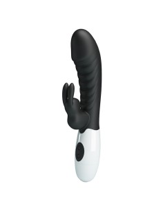 PRETTY LOVE NAUGHTY BUNNY VIBRADOR RABBIT 30 FUNCIONES NEGRO