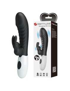 PRETTY LOVE NAUGHTY BUNNY VIBRADOR RABBIT 30 FUNCIONES NEGRO 2