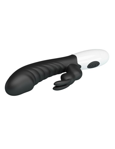PRETTY LOVE NAUGHTY BUNNY VIBRADOR RABBIT 30 FUNCIONES NEGRO