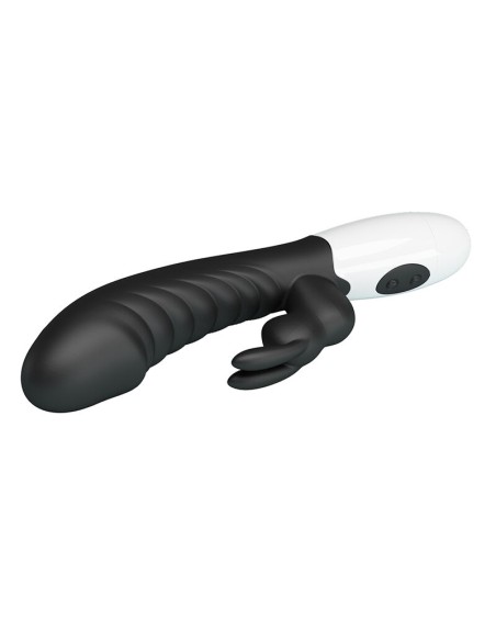 PRETTY LOVE NAUGHTY BUNNY VIBRADOR RABBIT 30 FUNCIONES NEGRO