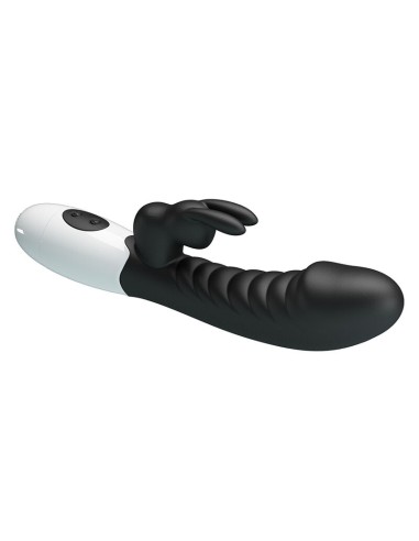 PRETTY LOVE NAUGHTY BUNNY VIBRADOR RABBIT 30 FUNCIONES NEGRO