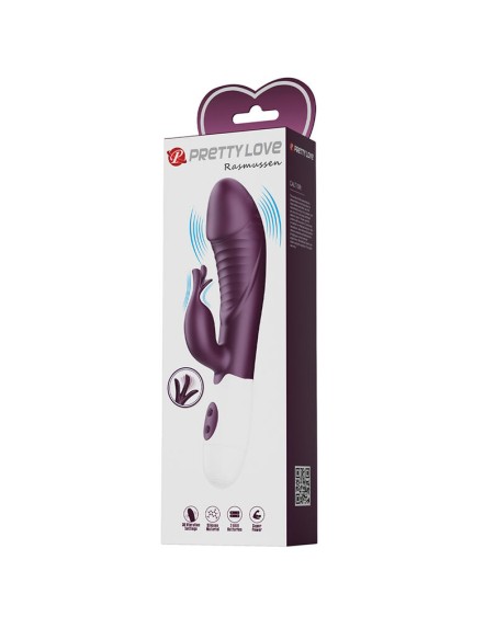 PRETTY LOVE ROGUE MUSE VIBRADOR RABBIT 30 FUNCIONES MORADO