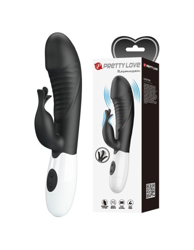 PRETTY LOVE RASMUSSEN VIBRADOR RABBIT 30 FUNCIONES NEGRO
