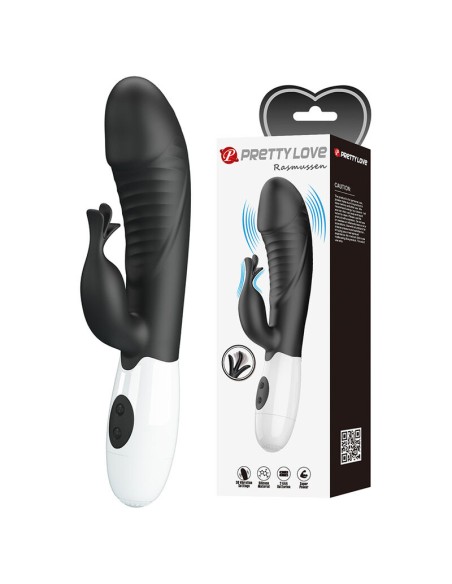 PRETTY LOVE RASMUSSEN VIBRADOR RABBIT 30 FUNCIONES NEGRO
