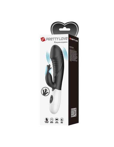 PRETTY LOVE RASMUSSEN VIBRADOR RABBIT 30 FUNCIONES NEGRO
