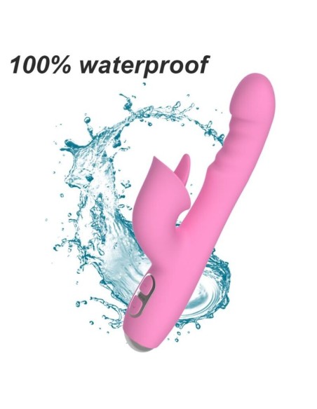 NALONE T MAY VIBRADOR RABBIT CON EMPUJE Y MOVIMIENTO OSCILANTE