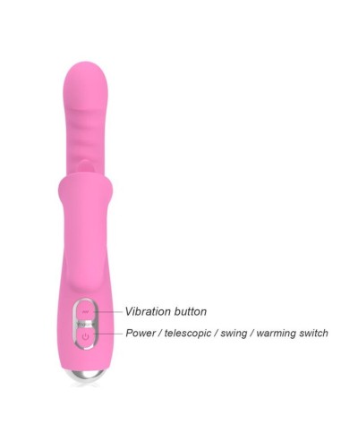 NALONE T MAY VIBRADOR RABBIT CON EMPUJE Y MOVIMIENTO OSCILANTE