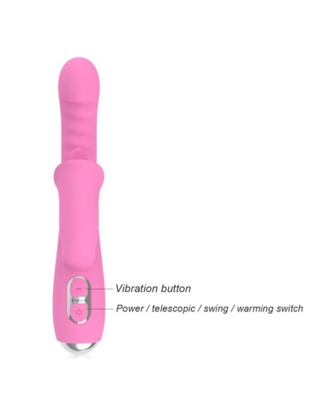 NALONE T MAY VIBRADOR RABBIT CON EMPUJE Y MOVIMIENTO OSCILANTE