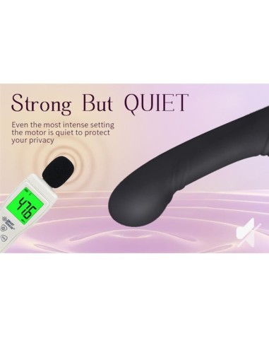 NALONE ALLOW VIBRADOR DOBLE CON ROTACIAN Y EMPUJE NEGRO