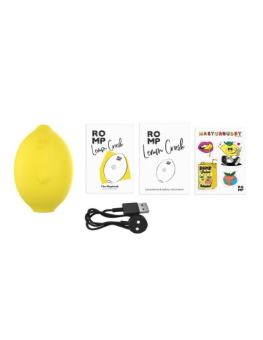 ROMP LEMON CRUSH ESTIMULADOR DE CLATORIS POR ONDAS DE PRESIAN AMARILLO