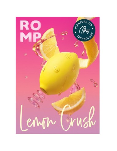 ROMP LEMON CRUSH ESTIMULADOR DE CLATORIS POR ONDAS DE PRESIAN AMARILLO