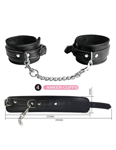 PRETTY LOVE KIT BDSM 8 PIEZAS NEGRO