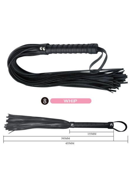 PRETTY LOVE KIT BDSM 8 PIEZAS NEGRO