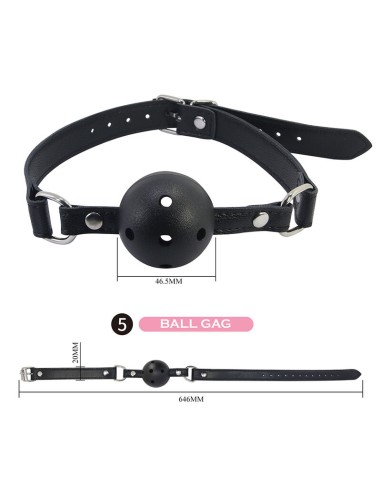 PRETTY LOVE KIT BDSM 8 PIEZAS NEGRO