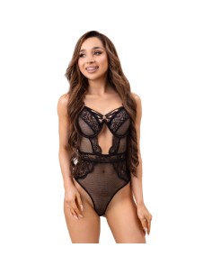 LIVCO CORSETTI FASHION PAULA LC 20209 BODY CON ADORNOS DE ENCAJE NEGRO L XL