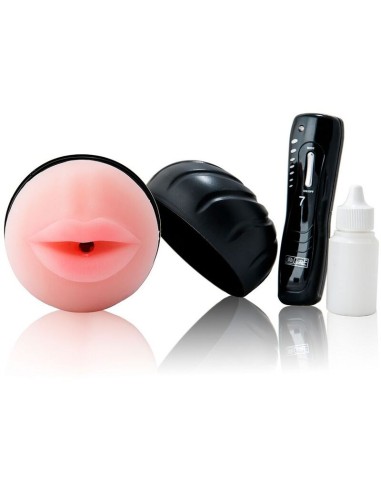 BAILE BOCA MASTURBADOR CON VIBRADOR 7 RITMOS