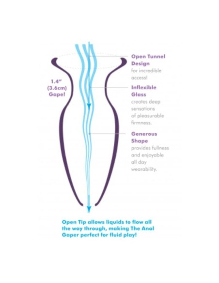 ANAL FANTASY ELITE PLUG ANAL MEGA ANAL GAPER TRANSPARENTE