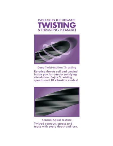 ANAL FANTASY ELITE TWIST ECSTASY ESTIMULADOR ANAL GIRATORIO RECARGABLE