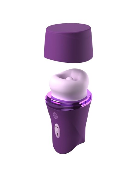 FANTASY FOR HER LUSH KISS PLUSH PURPLE ESTIMULADOR CLITORAL DE SUCCIAN Y LAMIDO