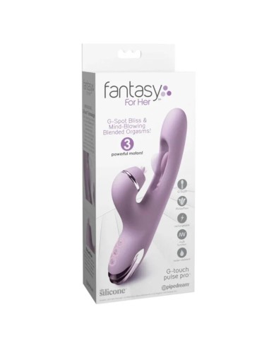 FANTASY FOR HER G TOUCH PULSE PRO PURPLE VIBRADOR RABBIT PARA PUNTO G Y CLATORIS