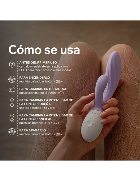 LELO INA TWIST VIBRADOR RABBIT PUNTO G Y CLATORIS LAVANDA