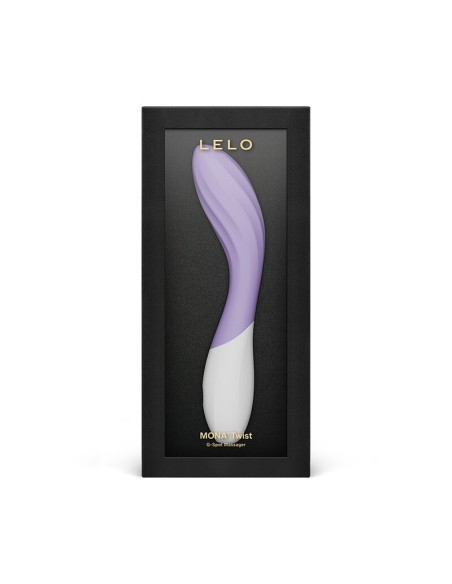 LELO MONA TWIST VIBRADOR PARA PUNTO G RECARGABLE APP CONTROL LAVANDA