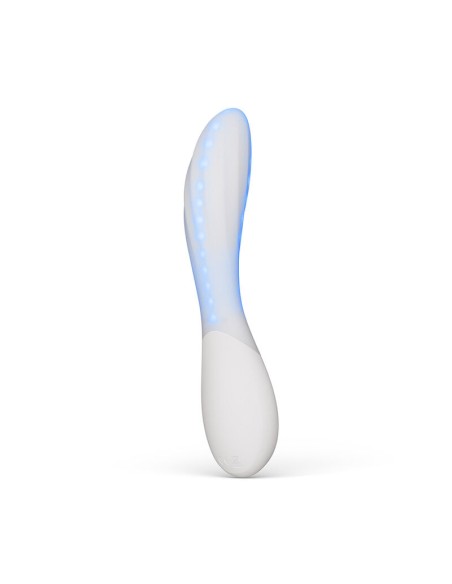 LELO MONA SPECTRA MASAJEADOR ANTIMO CON LUZ ROJA RECARGABLE APP CONTROL