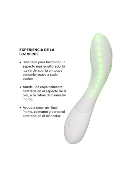 LELO MONA SPECTRA MASAJEADOR ANTIMO CON LUZ ROJA RECARGABLE APP CONTROL