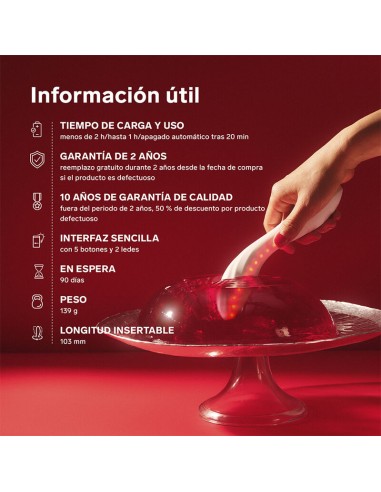 LELO MONA SPECTRA MASAJEADOR ANTIMO CON LUZ ROJA RECARGABLE APP CONTROL