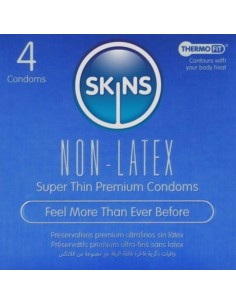 SKINS PRESERVATIVOS SIN LATEX PACK 4