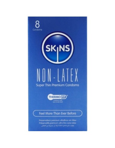SKINS PRESERVATIVOS SIN LATEX PACK 8