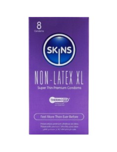 SKINS PRESERVATIVOS SIN LATEX XL PACK 8