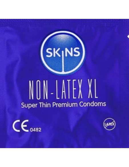 SKINS PRESERVATIVOS SIN LATEX XL PACK 8