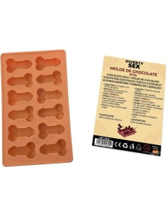 DIABLO PICANTE MOLDE CHOCOLATE 12 PENES SILICONA PARA COLGAR VAINILLA