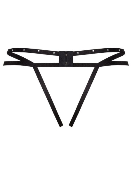 LIVCO CORSETTI FASHION NOMADE TANGA CROTCHLESS NEGRO L XL
