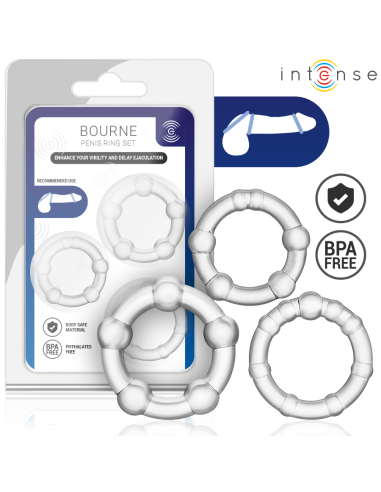 INTENSE BOURNE SET DE 3 ANILLOS