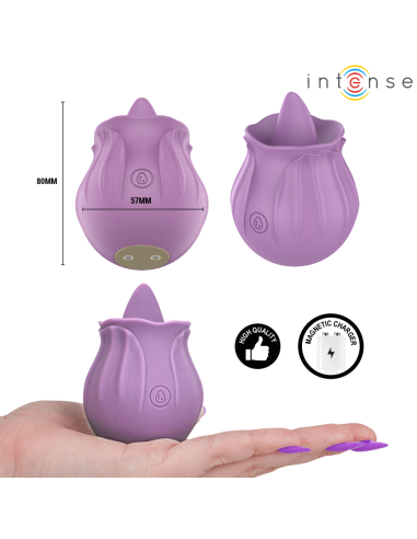 INTENSE AZALEA FLOR ESTIMULADOR LENGUA BASE MAGNATICA