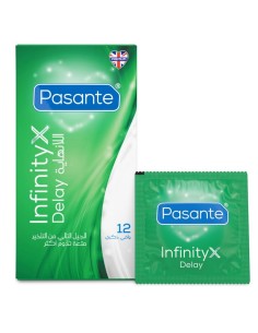 PASANTE DELAY INFINITY PRESERVATIVOS RETARDANTES 12 UNIDADES