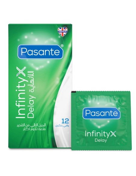 PASANTE DELAY INFINITY PRESERVATIVOS RETARDANTES 12 UNIDADES