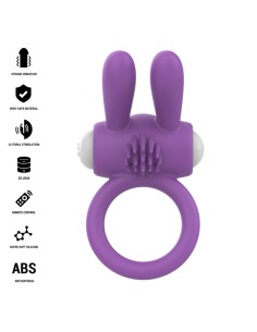 INTENSE HOPPS ANILLO PARA PENE VIBRADOR CON ESTIMULACIAN CLITORIANA MORADO 2