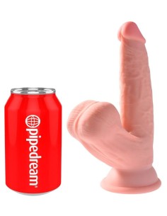 KING COCK PLUS 3D DILDO SWINGING BALLS 127 CM